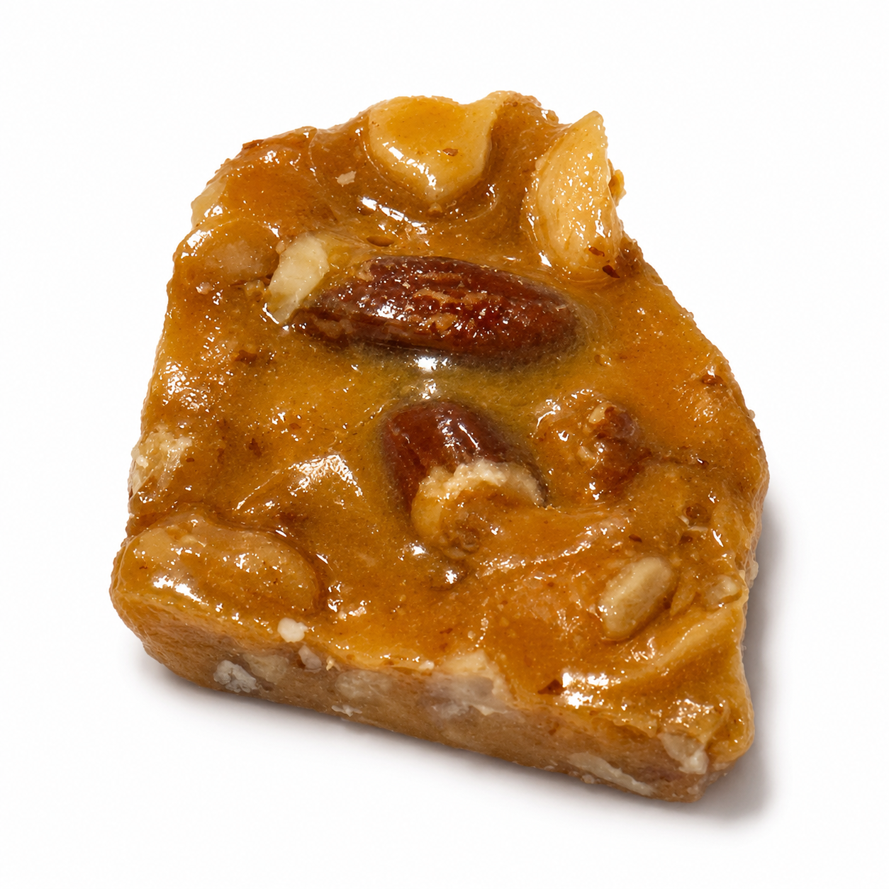 Mixed Nut Brittle pieces made by hand
